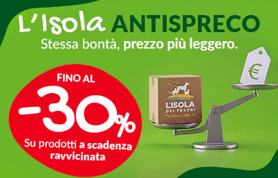 L'Isola Antispreco: -30% sui prodotti a scadenza ravvicinata: buoni, sicuri e scontatissimi!
